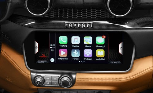 Apple CarPlay, Android Auto, MirrorLink sans fil pour Ferrari